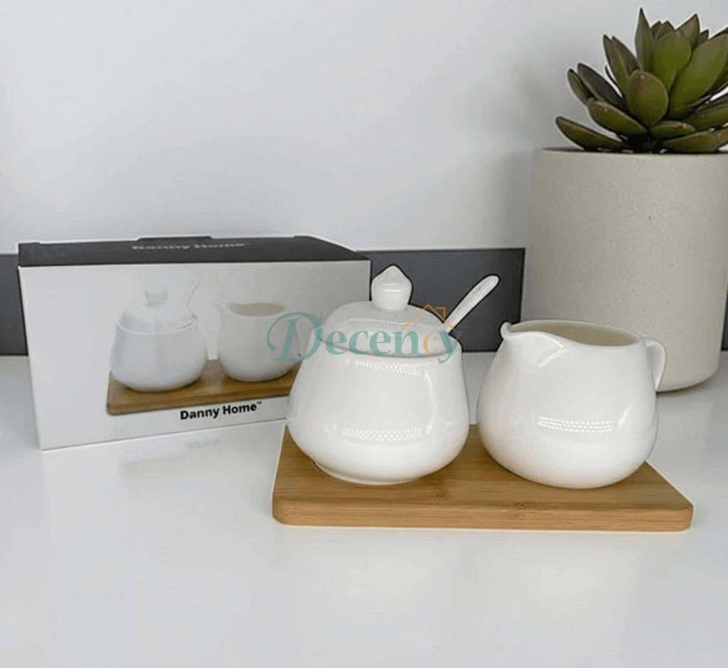 Danny Home Ceramic Milk Pot & Sugar Pot