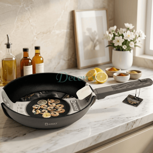 Baroly Marble Coated Non-Stick Fry Pan
