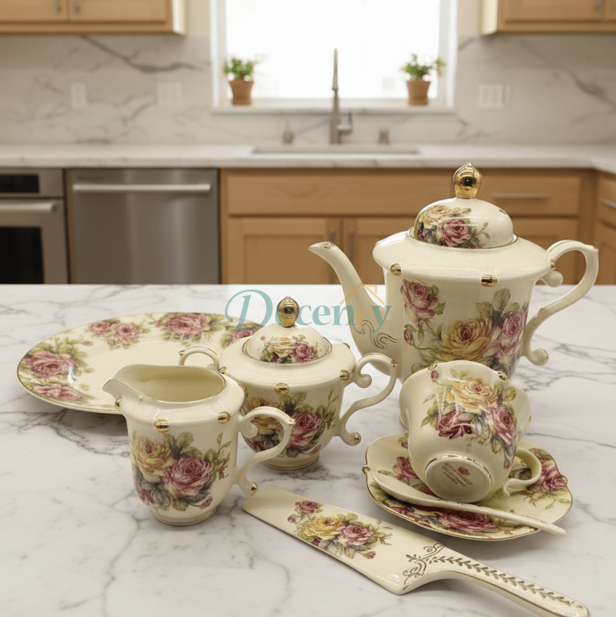 Royal Albert 31 Pcs Tea Set – Design 5