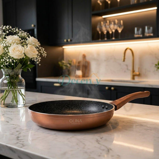 OLINA Granite Frypan | Non-Stick Stone Coating Fry Pan - 28 cm