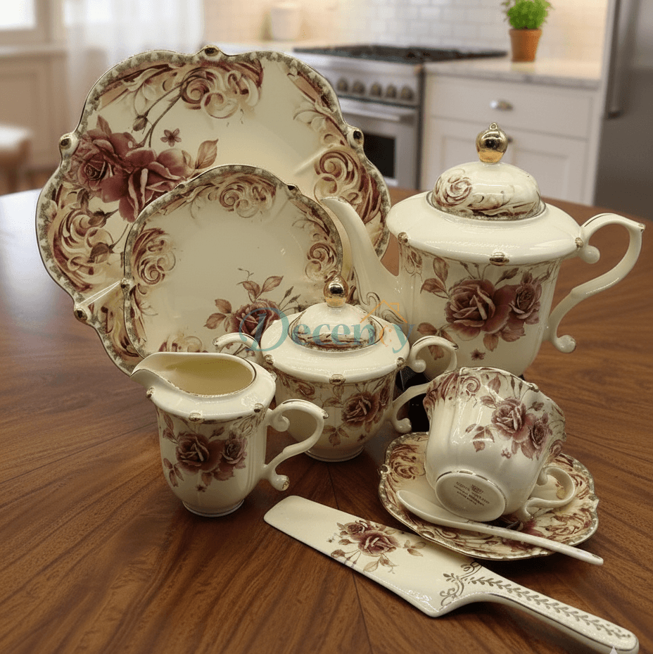 Royal Albert 31 Pcs Tea Set – Design 1