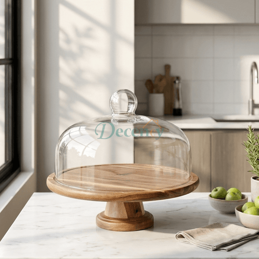 Luxury Dessert Display Stand with Glass Cover