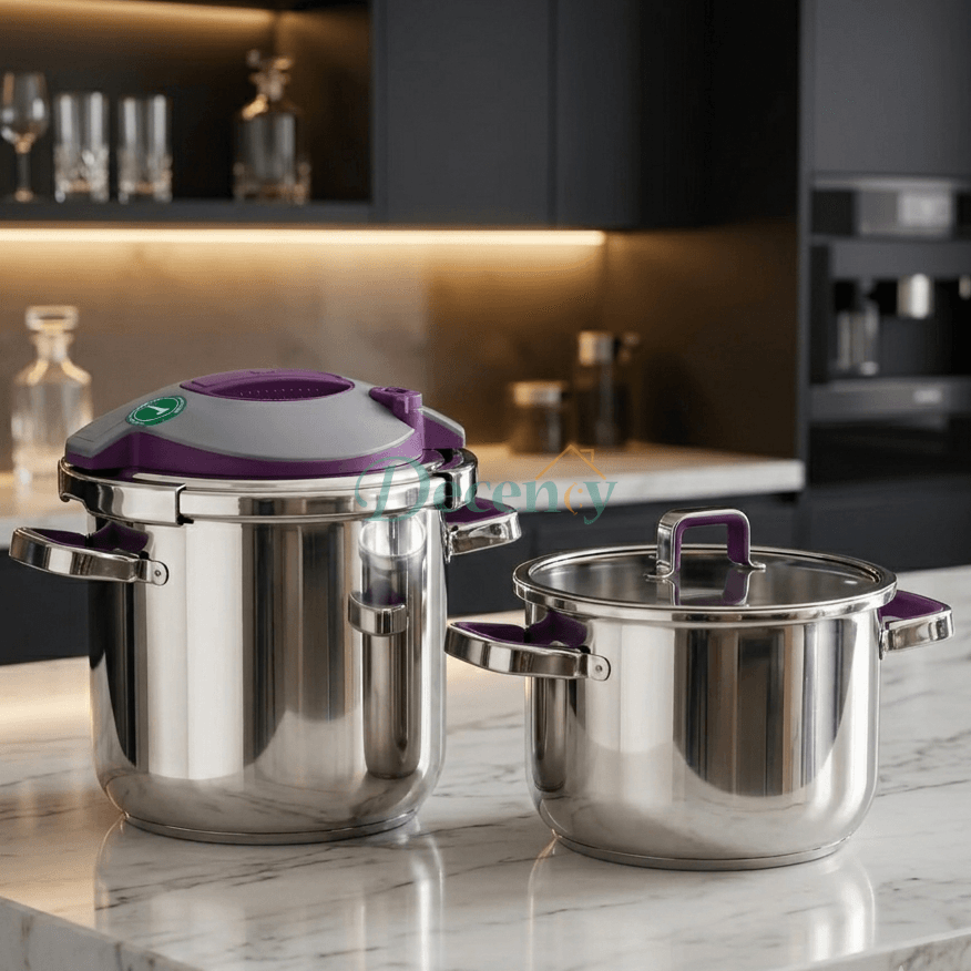 Turkish Non-Stick Cookware Set 6L/8L Granite Pots