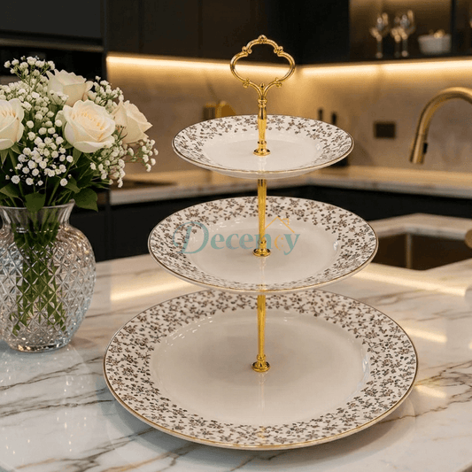 Royal Albert 3-Tier Luxury Serving Platter ( 2 )