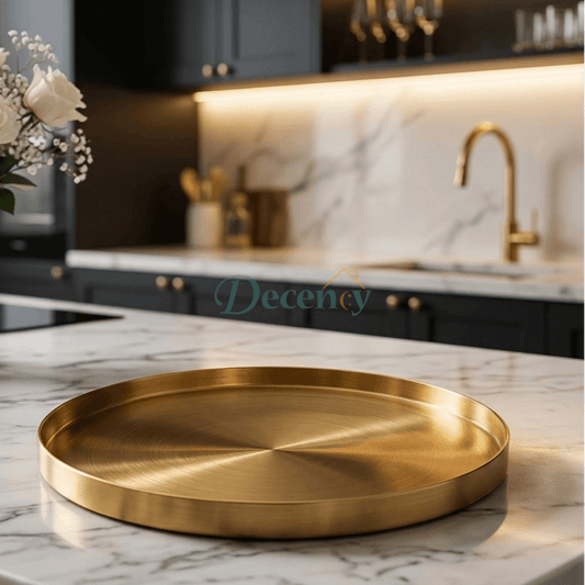 Luxury Round Serving Tray (30cm)