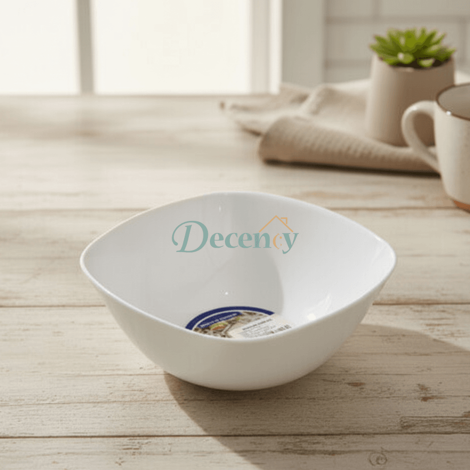 Danny Home Durable Opal Glass Salad Bowl - 7.5 Inch