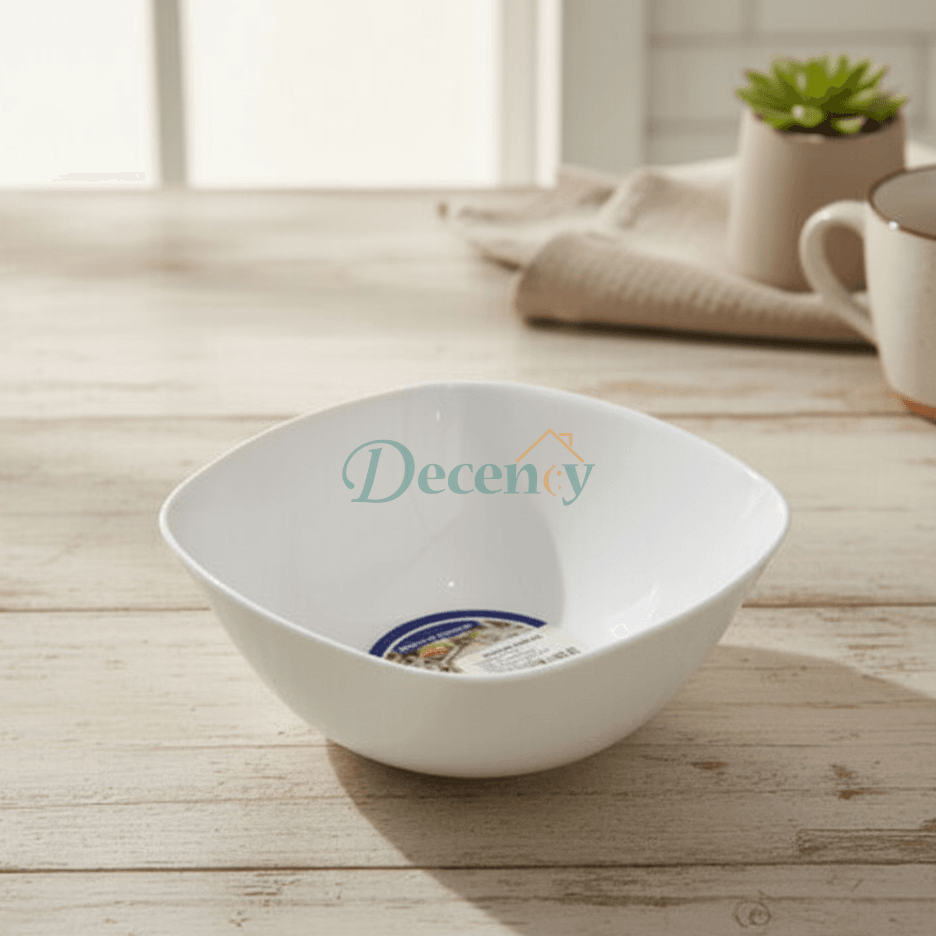 Danny Home Durable Opal Glass Salad Bowl - 7.5 Inch