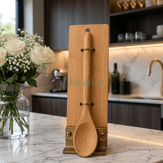 Bamboo Wood Spoon – Eco-Friendly Natural Kitchen Serving Spoon