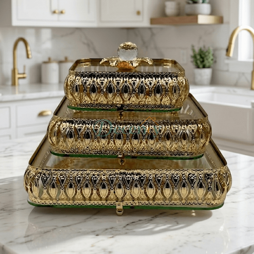 3-piece premium candy storage set - JC-09