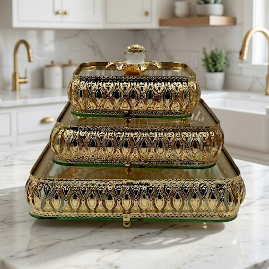 3-piece premium candy storage set - JC-09