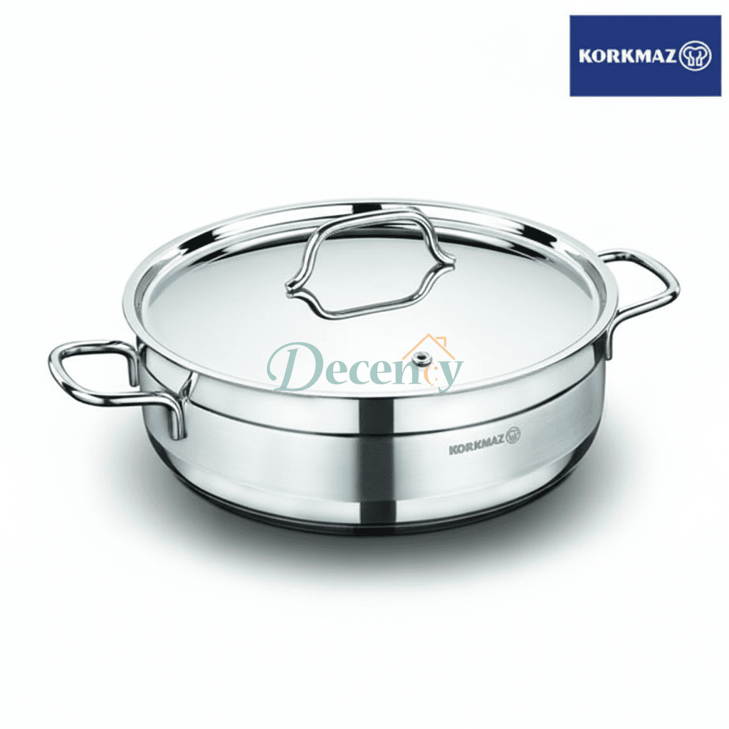 Korkmaz Alfa Low Casserole 24×8 cm – 3.5 ltr A1022