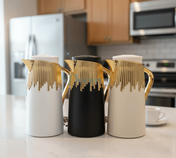 Golden Fancy Thermo Bottle Design Flask