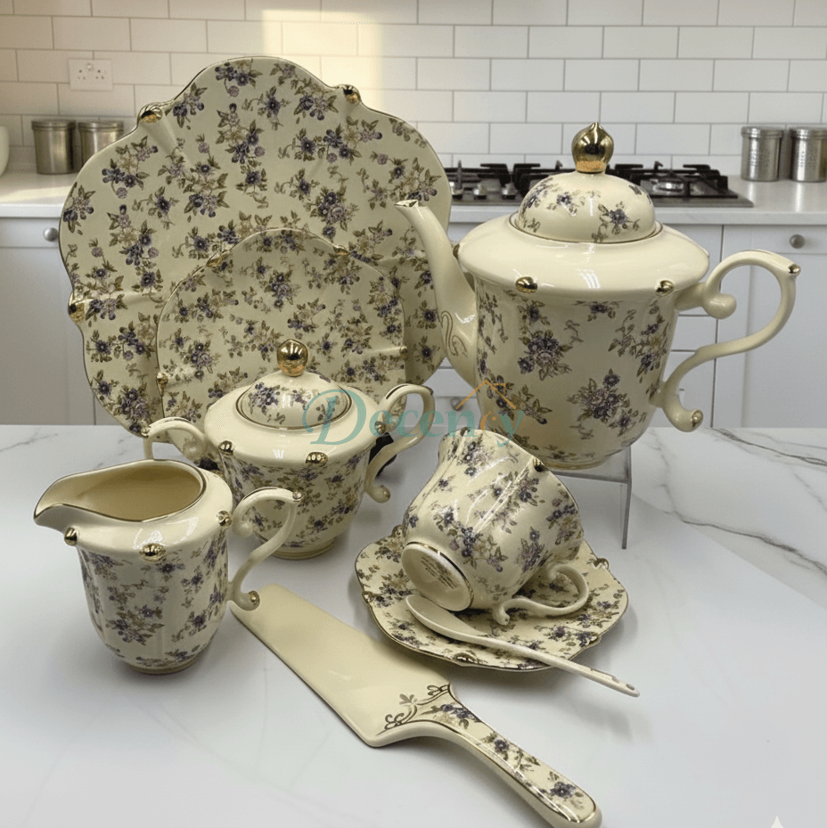 Royal Albert 31 Pcs Tea Set – Design 3