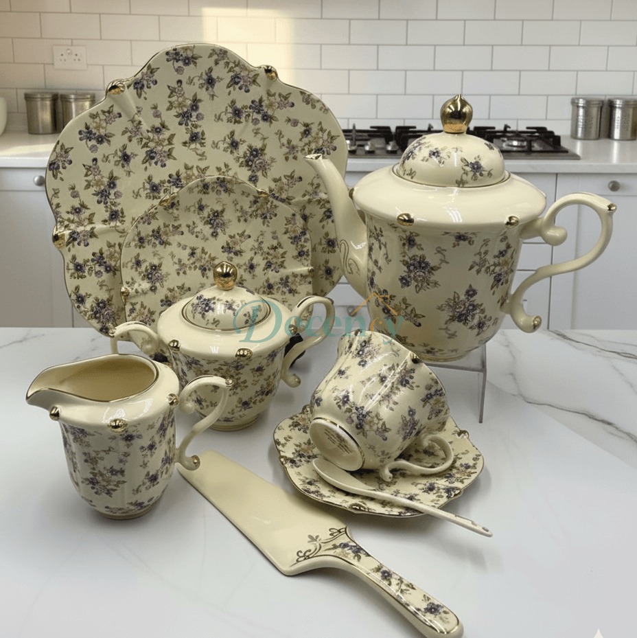 Royal Albert 31 Pcs Tea Set – Design 3