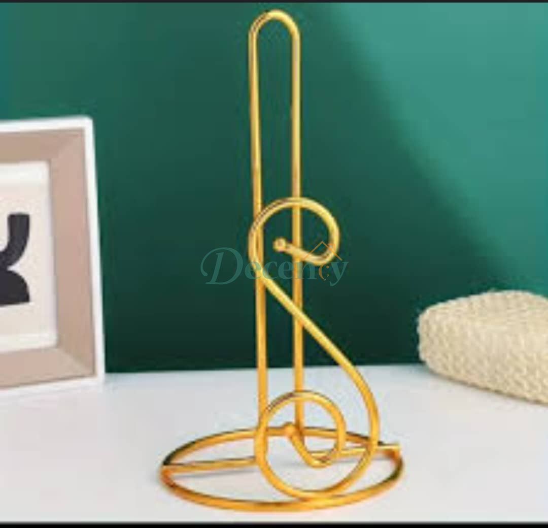 Gold Metal Tissue Paper Box Dispenser for Dining Table and Bathroom in Pakistan