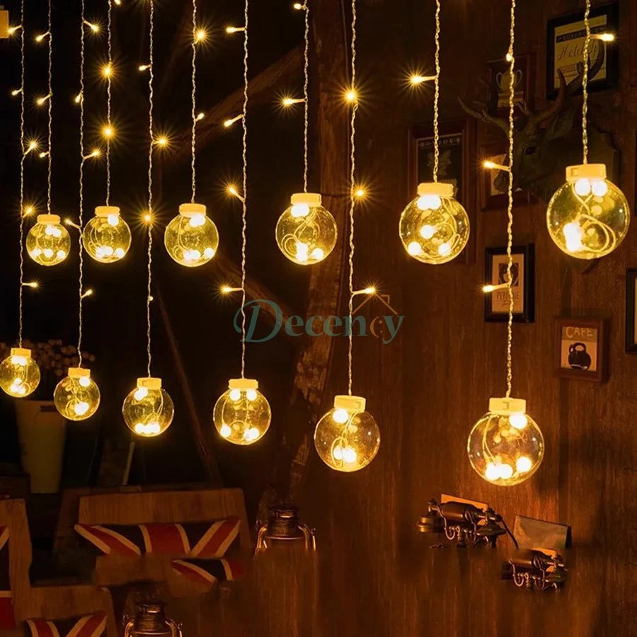 Wishing Ball curtain light string