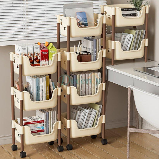 3 Layer Multi-Drawer Rolling Organizer Cart