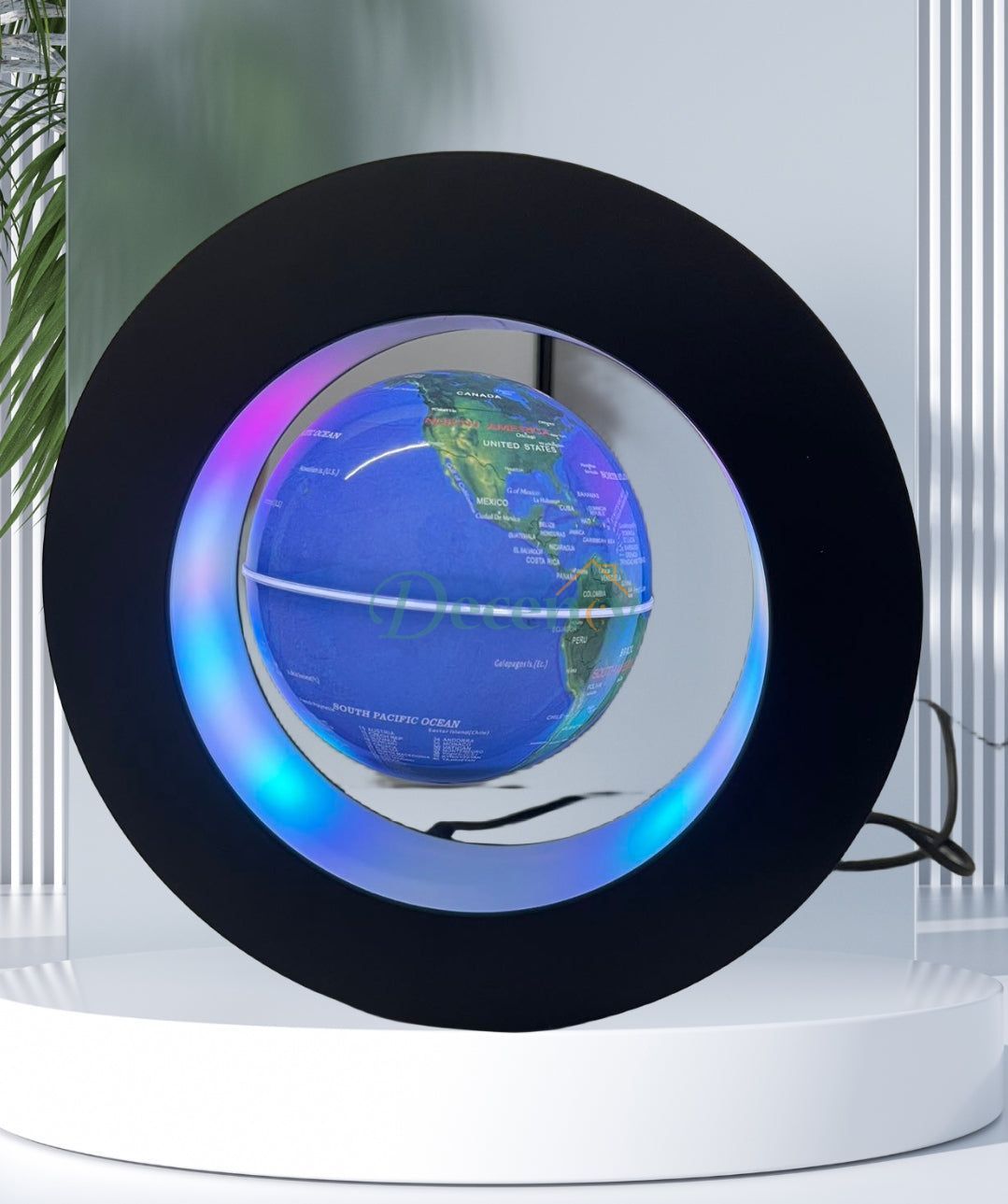 Magnetic Levitation Globe with LED ( 3 )