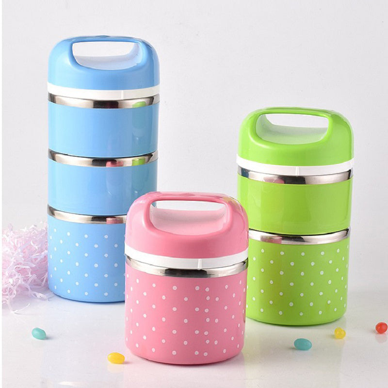 Stainless Steel Round Lunch Tiffin Box