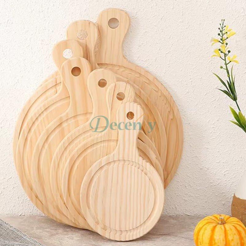 Wooden Pizza Plate With Long Handle