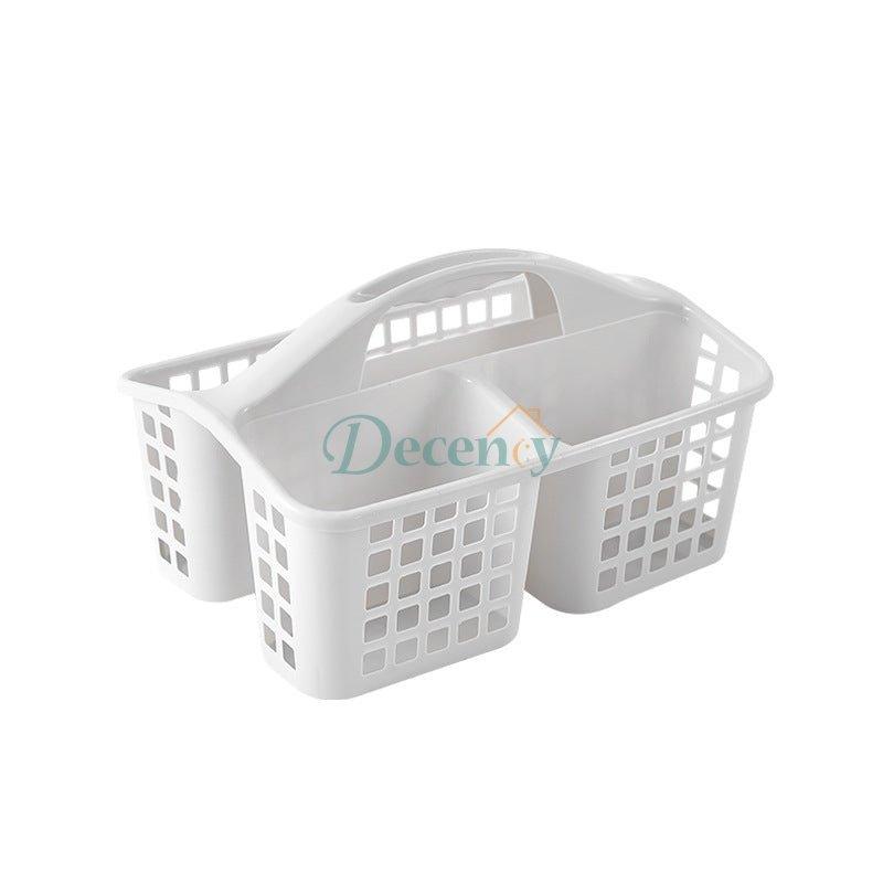 Plastic Storage Shower Caddy Basket With Handle