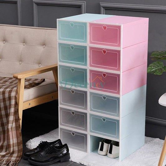 Stackable Shoe Storage Organizer (1 Box)