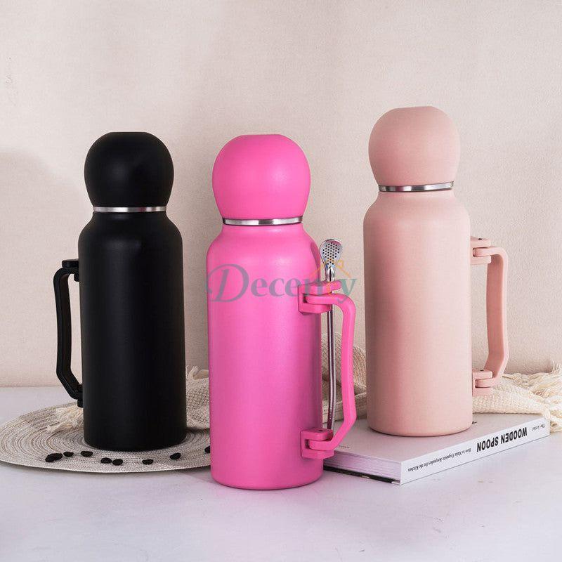 1.3 L Insulated Stainless Steel Thermos with Handle