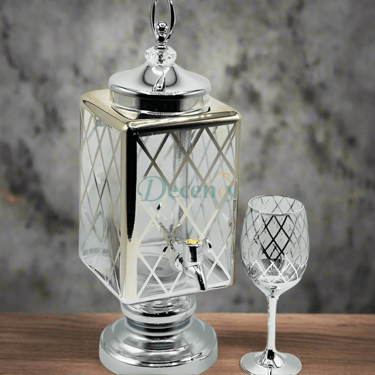 7PCS Water Set – Elegant Glass Decanter with Glasses