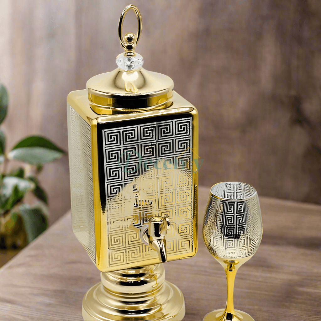 7PCS Water Set – Elegant Glass Decanter with Glasses