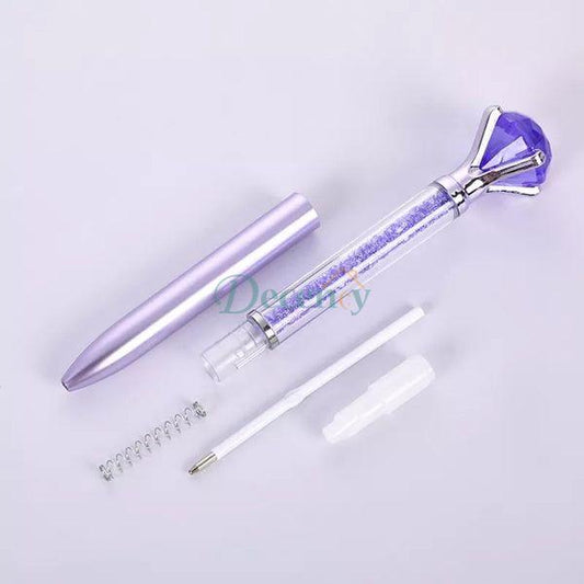 Diamond Rotating Quick Sand Ball Pen