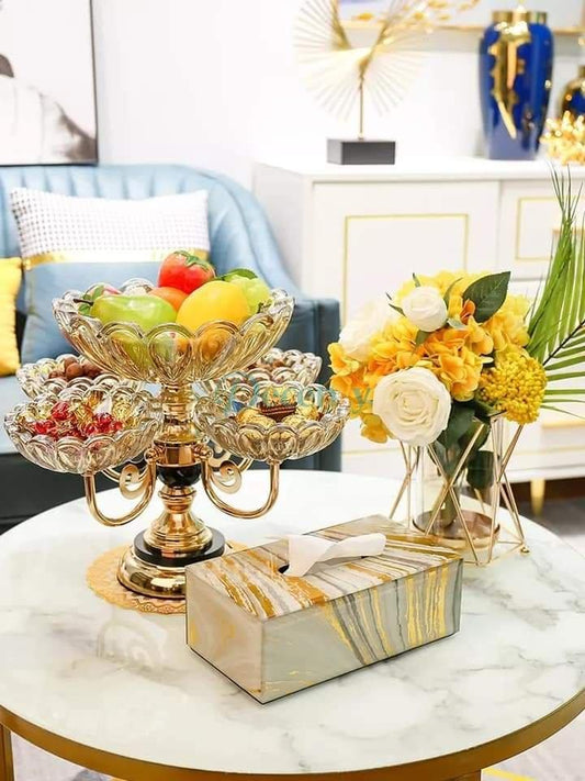 Rotating Dry Fruit Plate Rack - Decency
