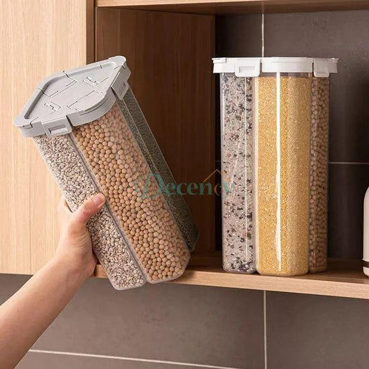 4 Partition Sealed Airtight jar - Decency