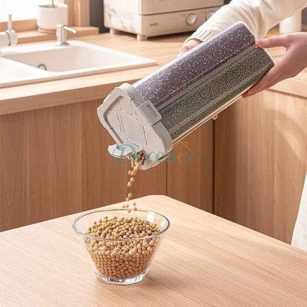 4 Partition Sealed Airtight jar - Decency
