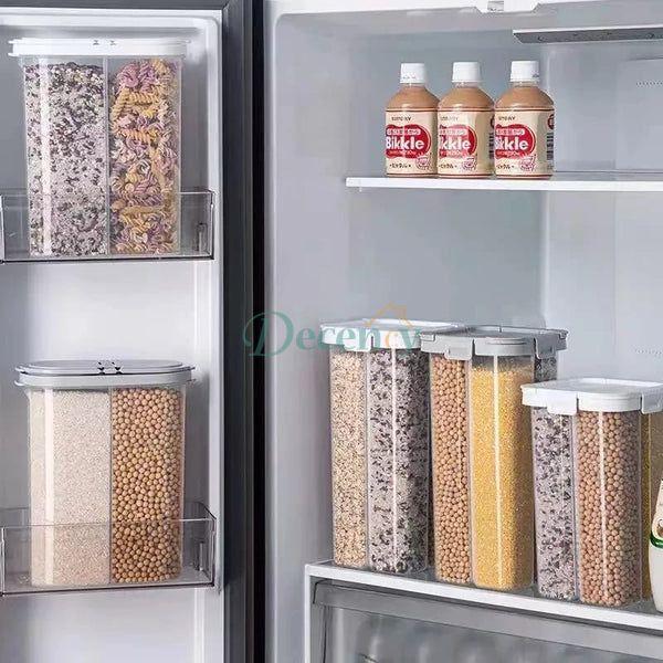 4 Partition Sealed Airtight jar - Decency