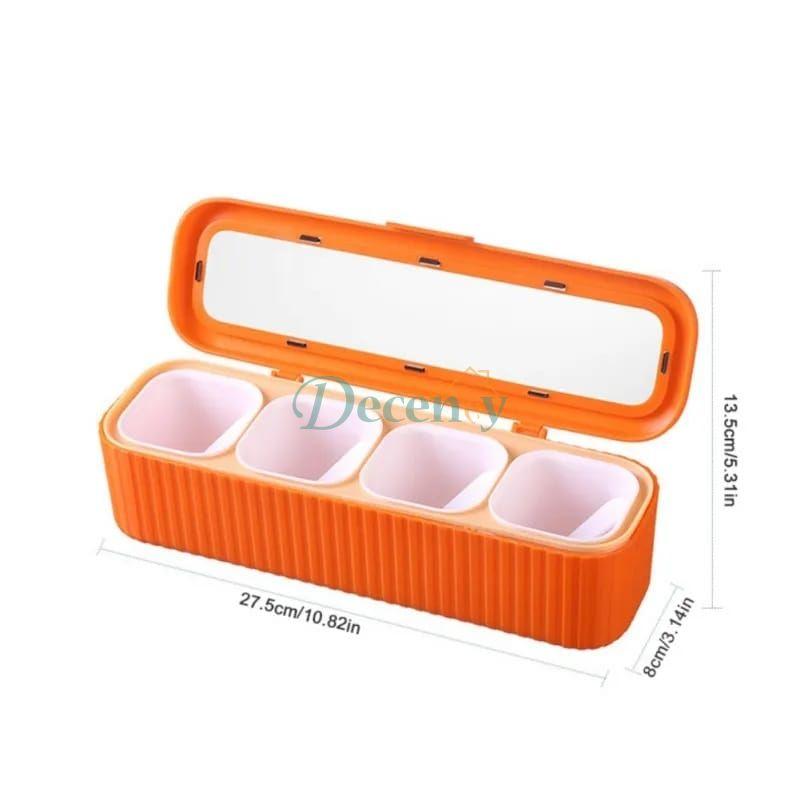 Luxury 4 Grid Integrated Spice Box