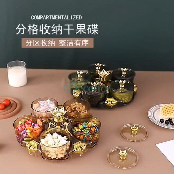 New Luxury Rotating Dry Fruit Dish