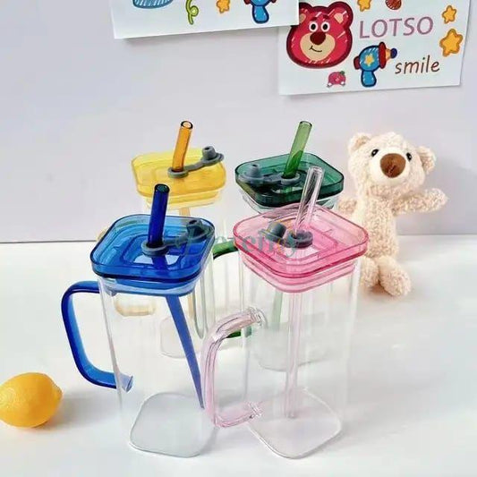 400ML Square Glass with Handle