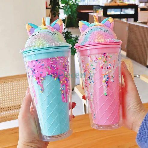 Cartoon Unicorn Ice Cup