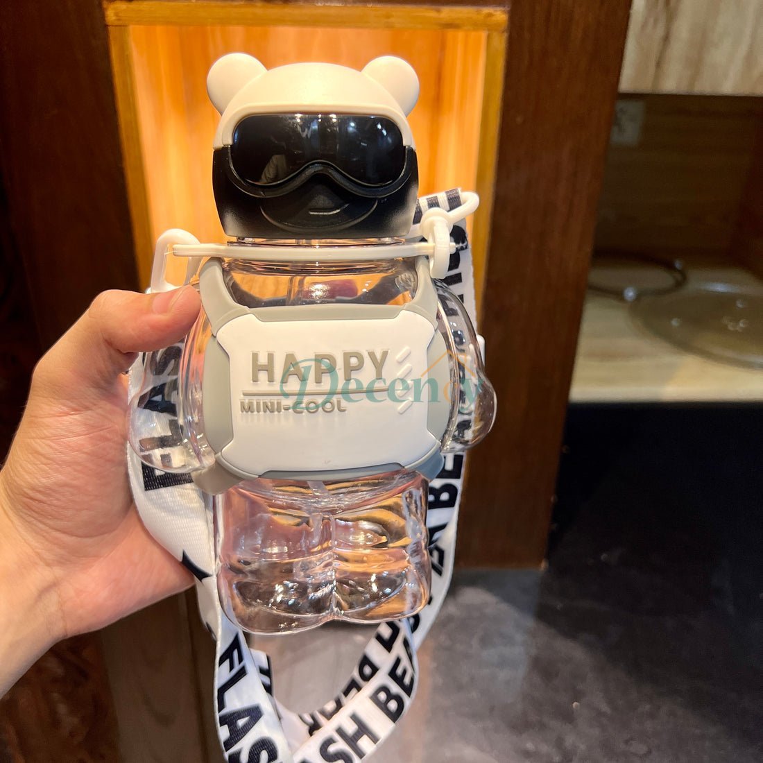 Bear Robot Water Bottle - 600ml