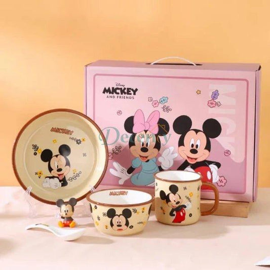 Mickey Mouse Ceramic Dinner Set of 4