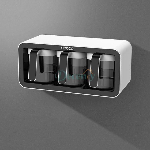 ECOCO 3 Cups Wall Mount Spice Rack Organizer