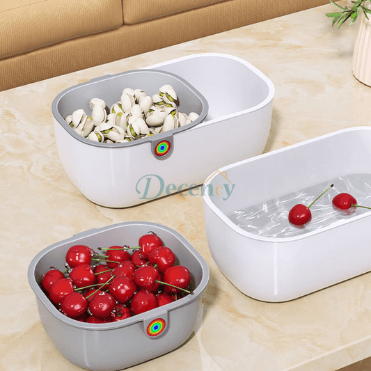 Double-Layer Snacking Bowl