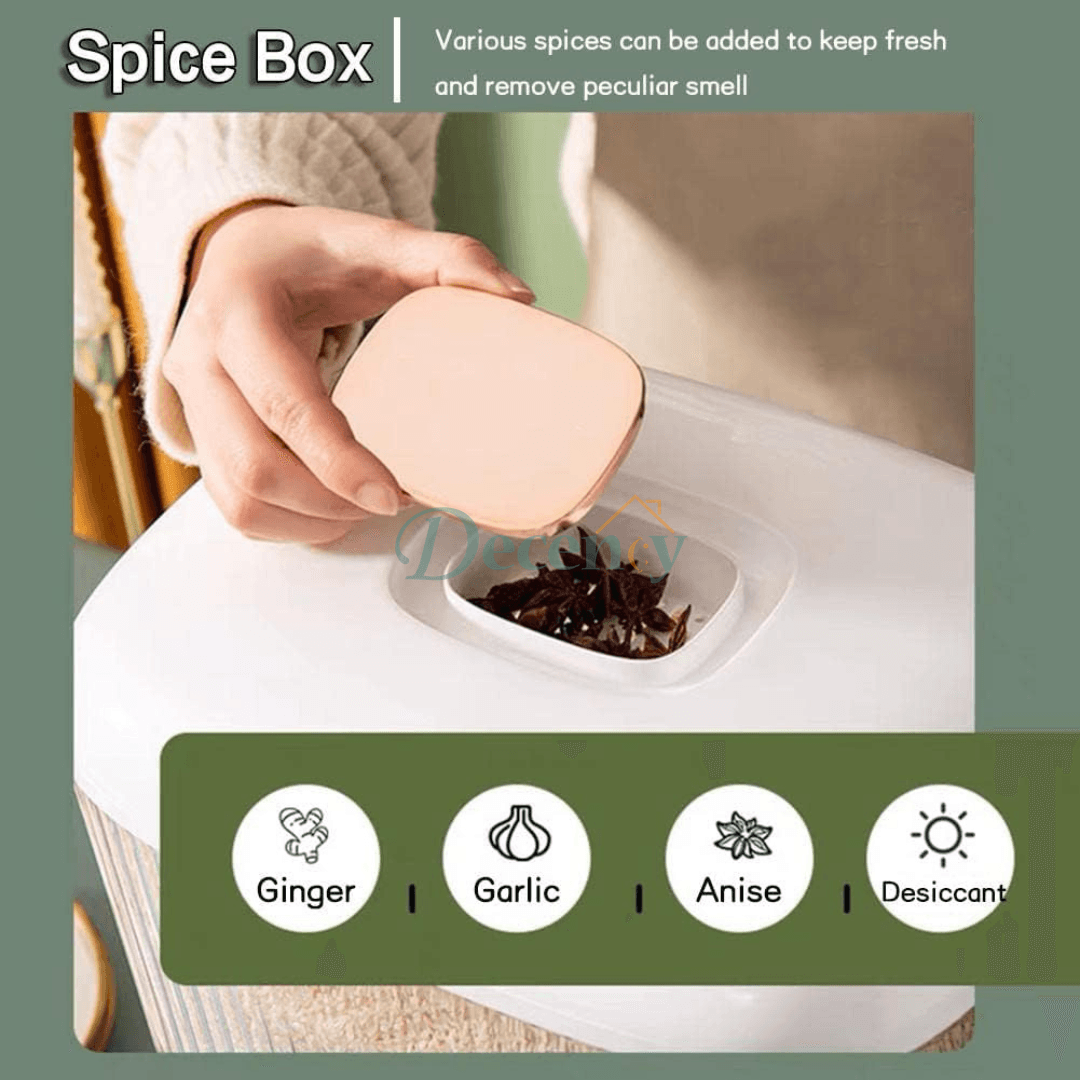 10kg Sealed Rice Storage Box - Decency