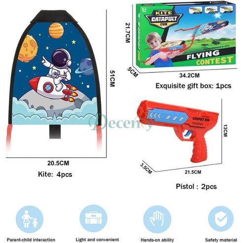 Kite Catapult Gun Toy For Kids - 1 Piece Assorted