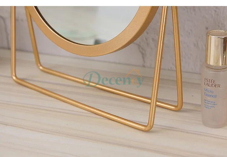 NORDIC GOLDEN DESKTOP MIRROR