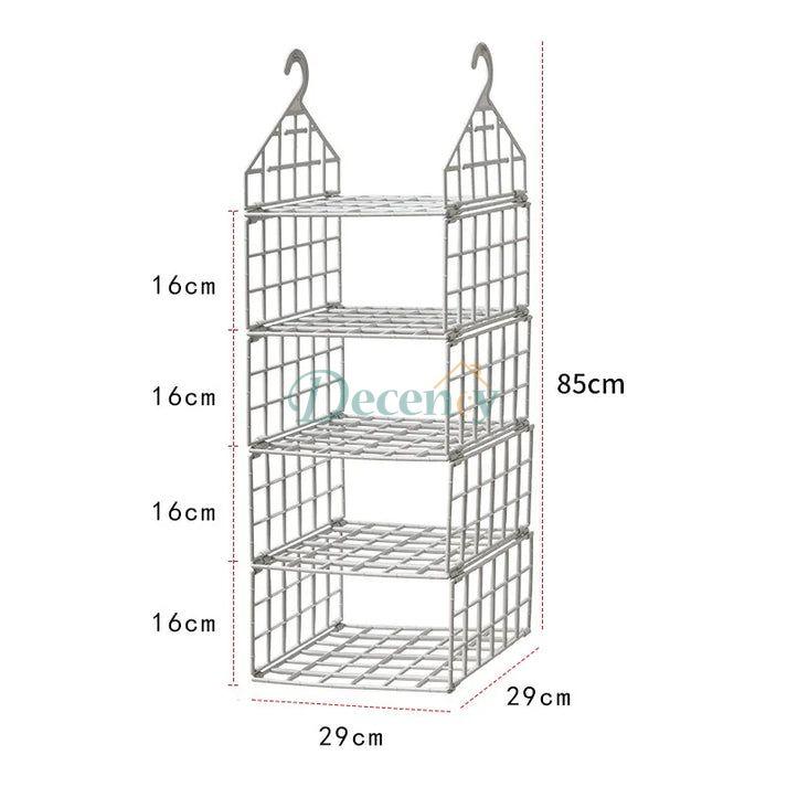 5 Layer Hanging Wardrobe Organizer