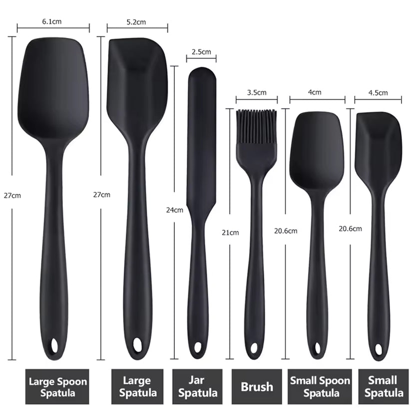 6-Piece Silicone Kitchenware Set – Non-Stick Cooking Utensils