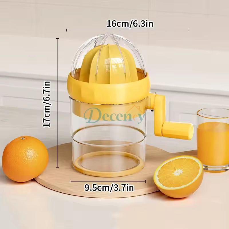 Manual Citrus Juicer – Easy Hand Press Lemon & Orange Squeezer