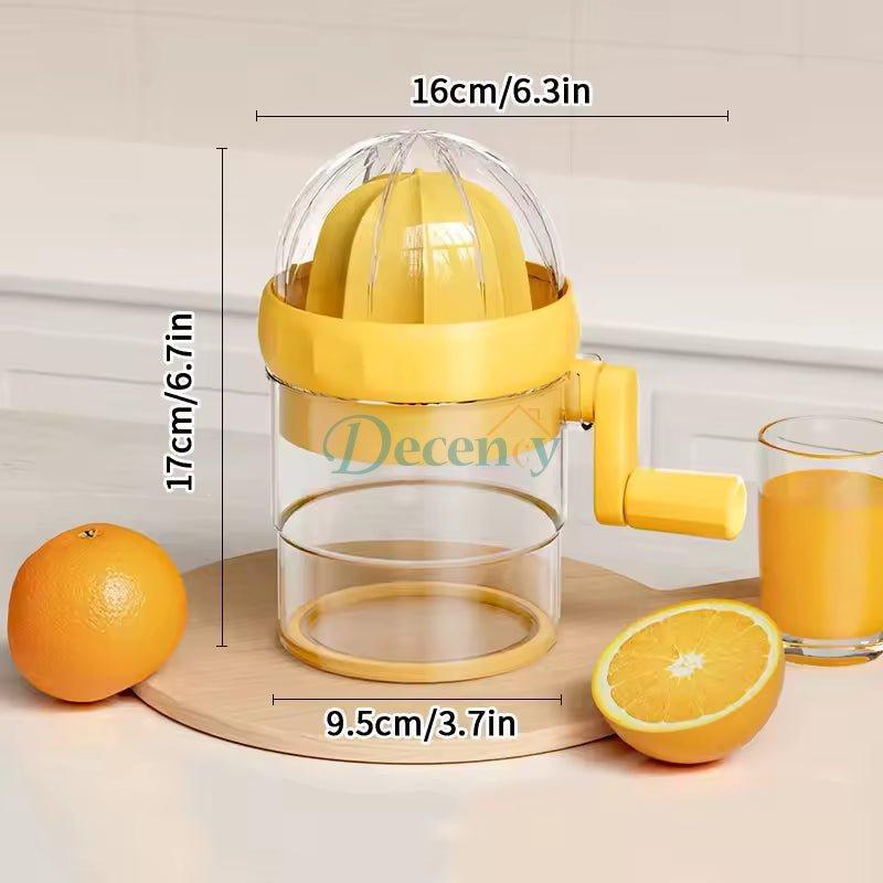 Manual Citrus Juicer – Easy Hand Press Lemon & Orange Squeezer