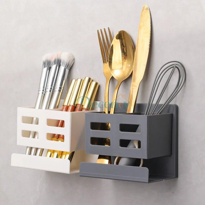 Hole-Free Bathroom Storage Rack – Wall-Mounted Washbasin Organizer